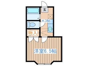 ホワイトキャッスル３６番館の物件間取画像